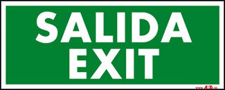 Salida Exit